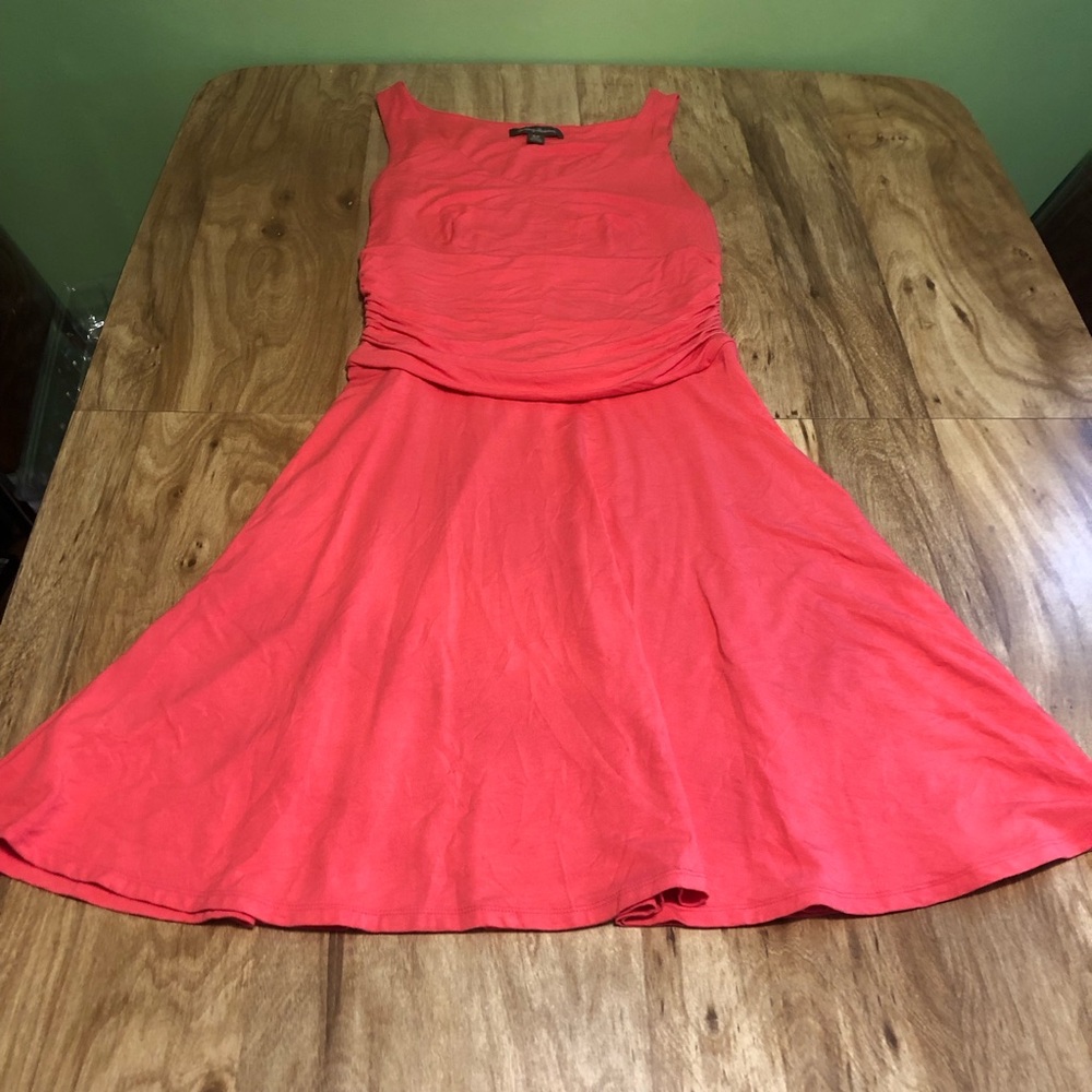 3/$55 Tommy Bahama Pink Sleeveless Stretchy Ruched Athleisure Dress Small